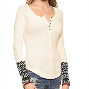 Free People Alpine Cuff Thermal Top